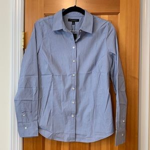 NEW Banana Republic Blue Riley Tailored Fit Collared Button-Down Shirt, Size 6